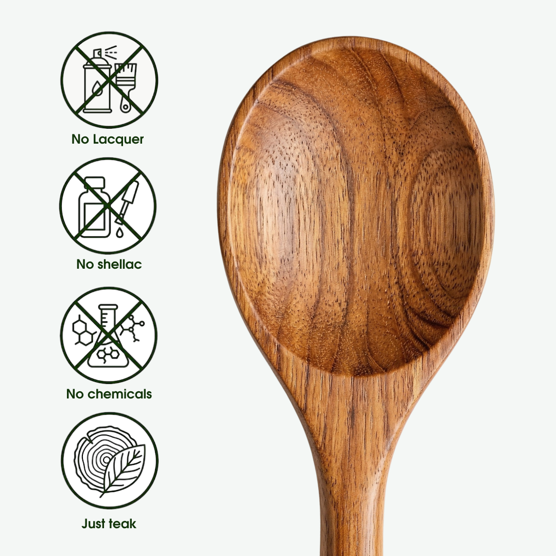 Teak Wood Utensil Set