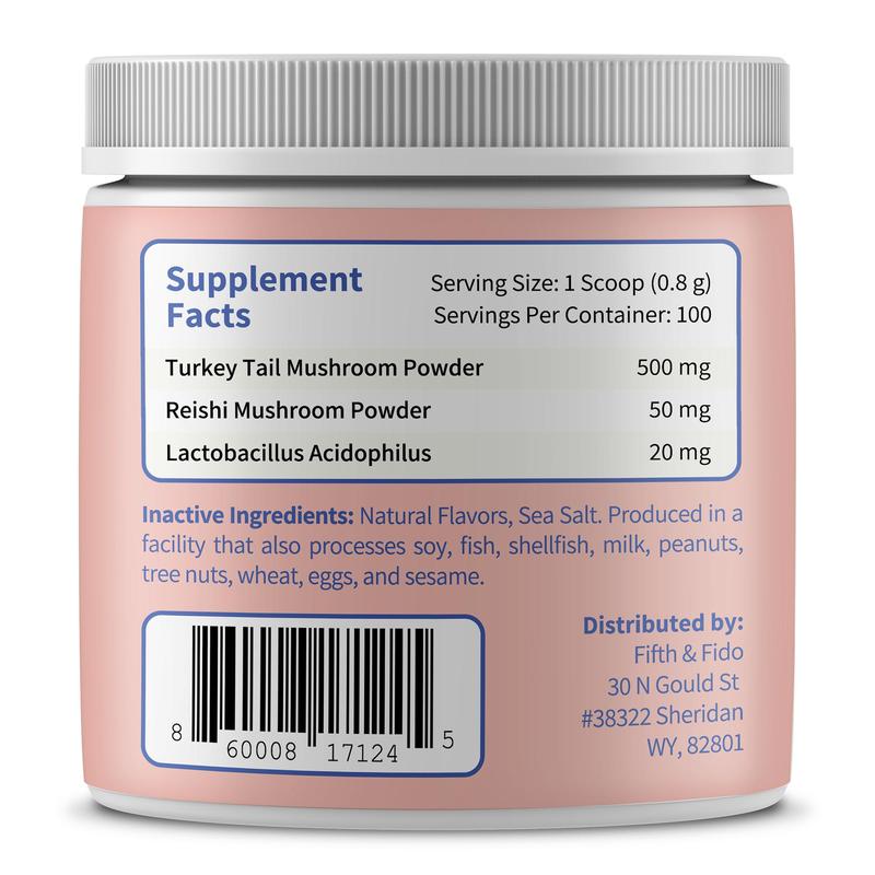Turkey Tail Mushroom + Probiotic Formula