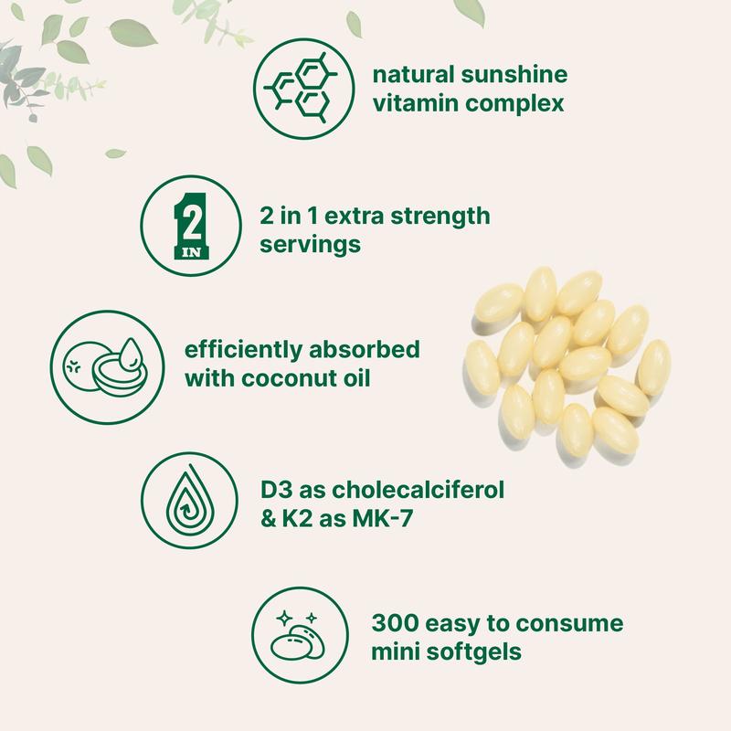 Vitamin D3 K2 Softgels